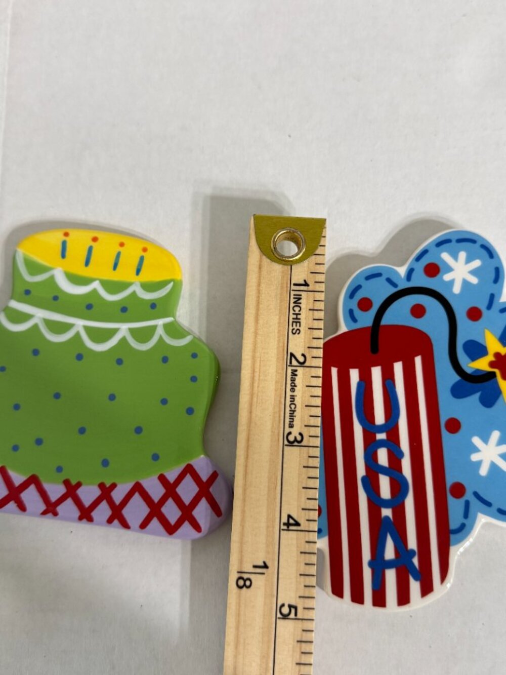 Happy Everything Ceramic Mini Attachments 3 Set Christmas Birthday America (+1) - Picture 2 of 8